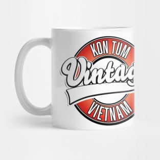 Kon Tum vietnam retro logo Mug